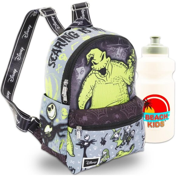 Nightmare Before Christmas Oogie Boogie Mini Backpack Bundle with Water Bottle f main image 9